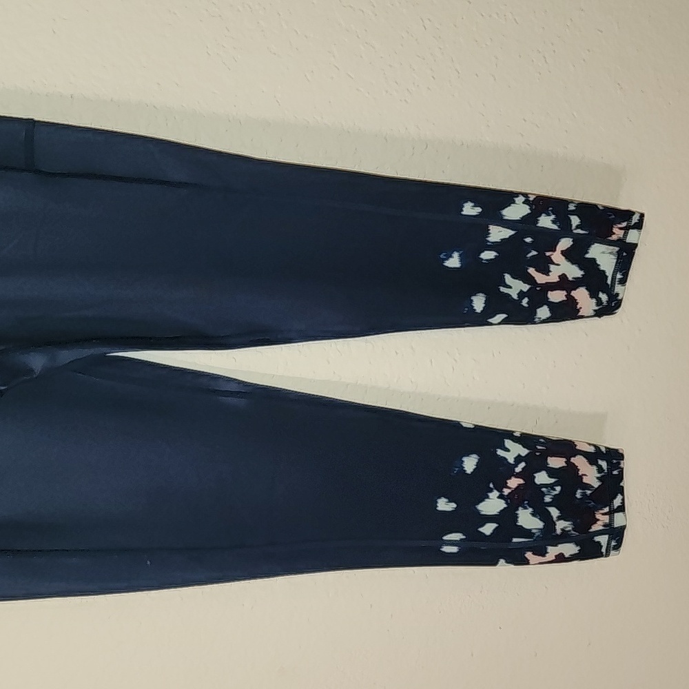 Sweaty Betty London Blue Athlete 7/8 Length Workout High Rise Leggings - Picture 3 of 7